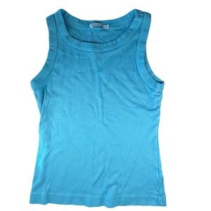 Michael Stars women's blue tank top